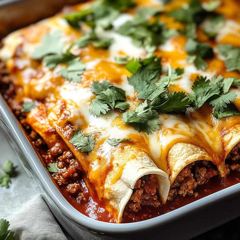 Ground Beef Enchiladas