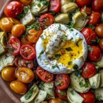 Mediterranean Burrata Board