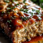 Melt-in-Your-Mouth Garlic Parmesan Chicken Meatloaf