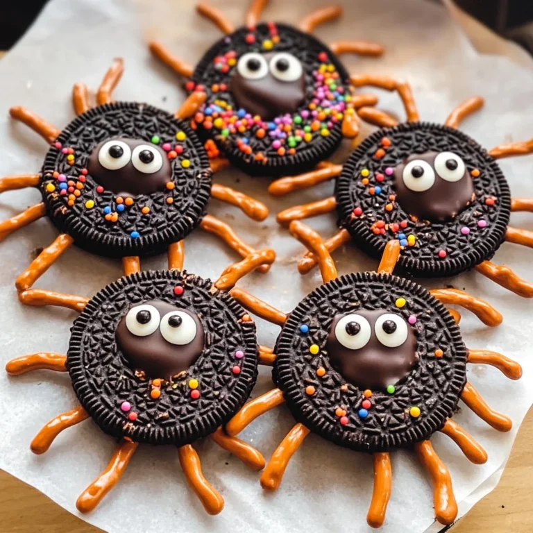 Oreo Spider Halloween Cookies