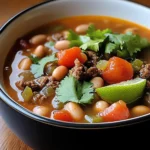Pinto Beans Green Chile And Beef Soup
