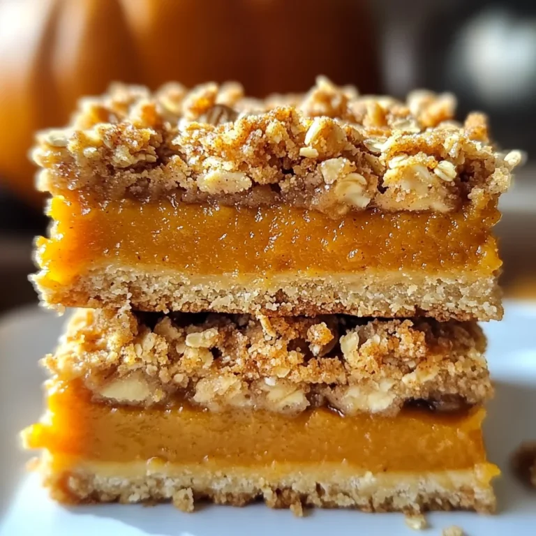 Pumpkin Pie Crumble Bars – Easy Fall Dessert Recipe