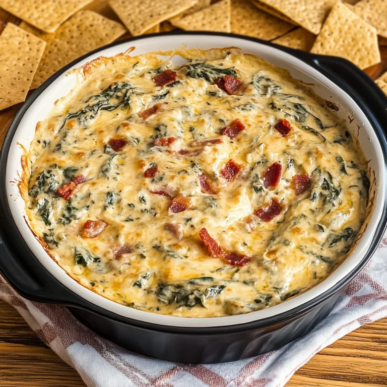 Slow Cooker Queso Spinach Dip