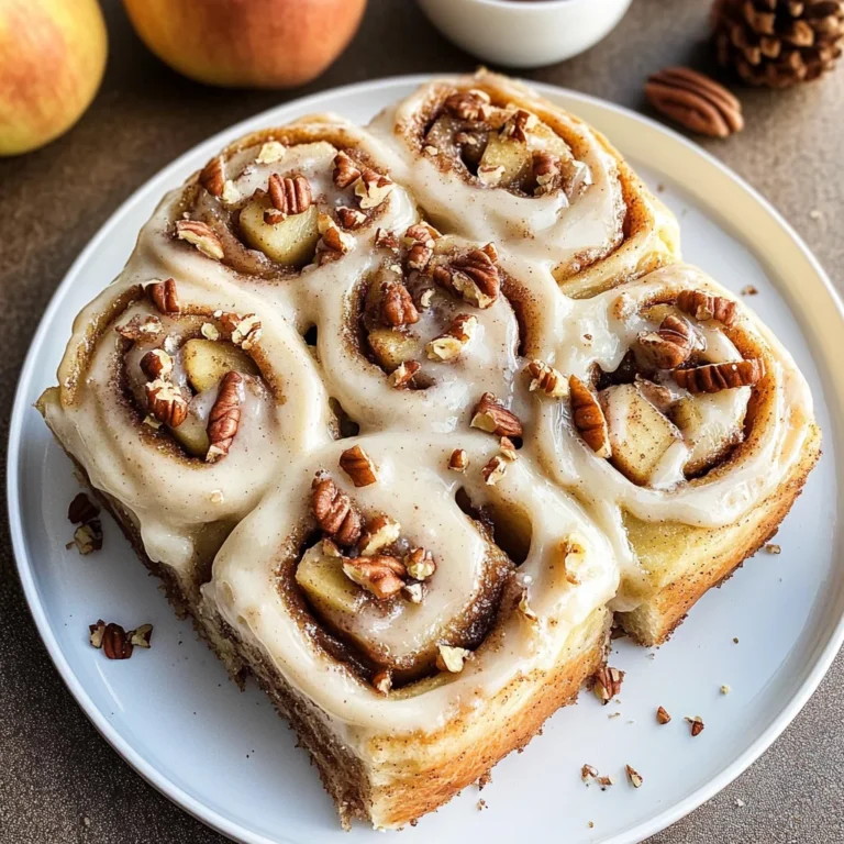 Soft-Baked Apple Cinnamon Rolls