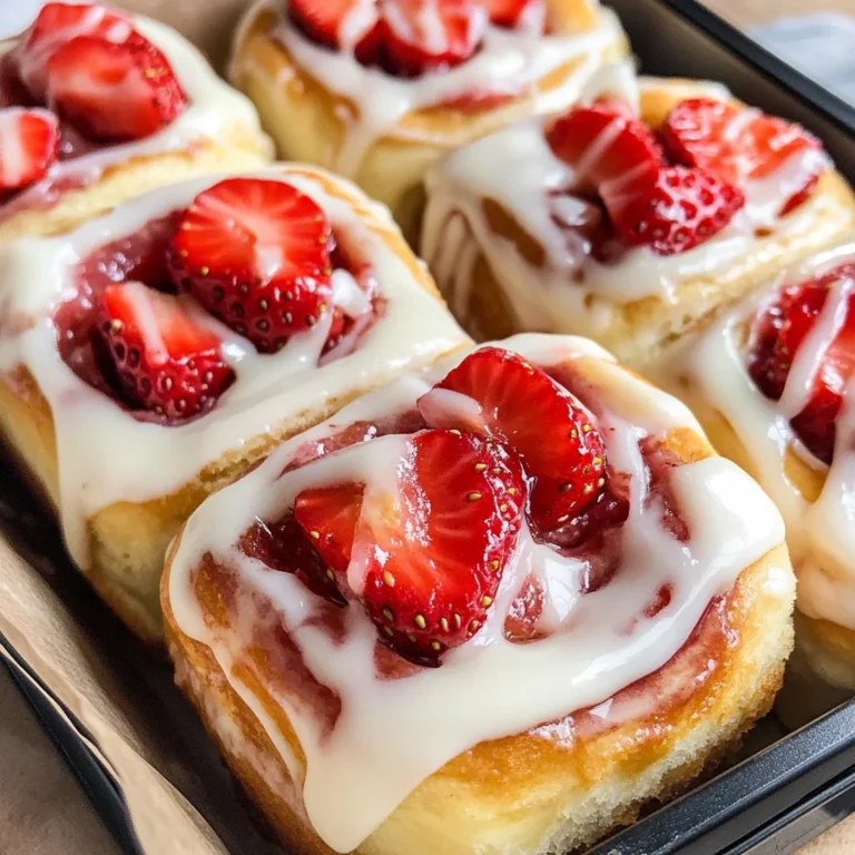 Strawberry Cheesecake Cinnabon Rolls Recipe