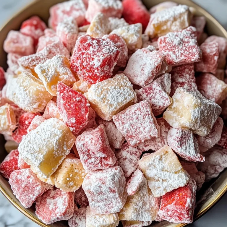 Strawberry Shortcake Puppy Chow