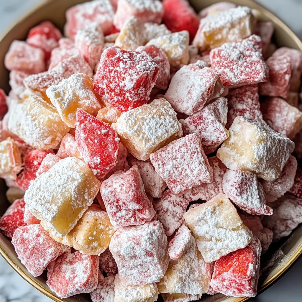 Strawberry Shortcake Puppy Chow