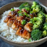 Teriyaki Chicken Bowl with Broccoli & Rice