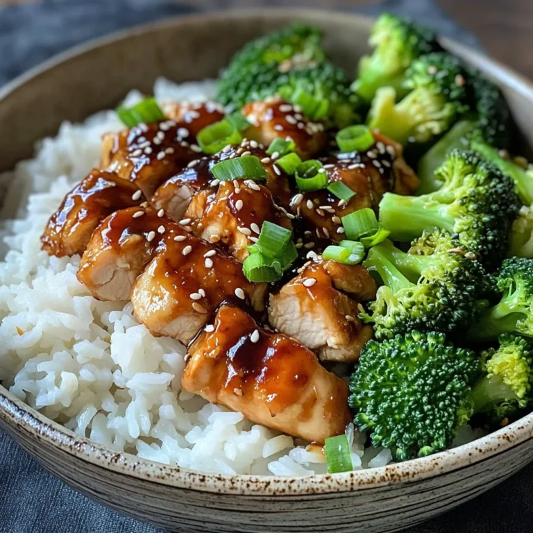 Teriyaki Chicken Bowl with Broccoli & Rice