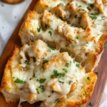 The Viral Chicken Alfredo Garlic Bread I'm Obsessed With