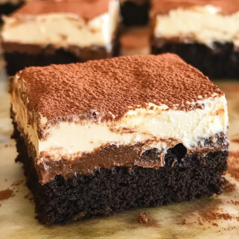 Tiramisu Brownies