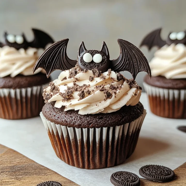 Vegan Oreo Bat Cupcakes
