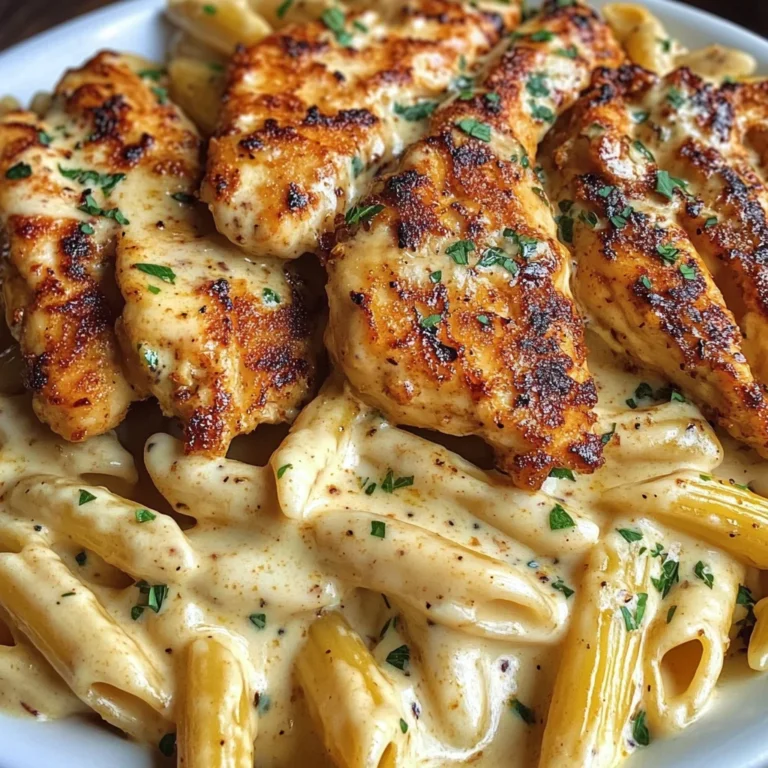 Creamy Cajun Three-Cheese Chicken Penne Recipe