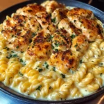 Creamy Garlic Butter Chicken with Twisted Cheddar Pasta