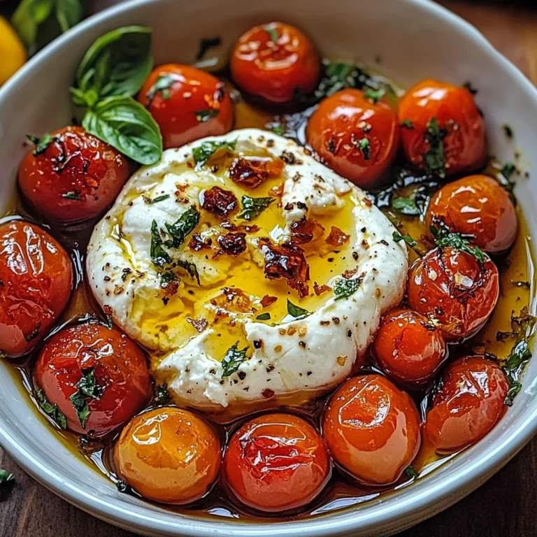 Hot Honey Tomato Burrata Dip