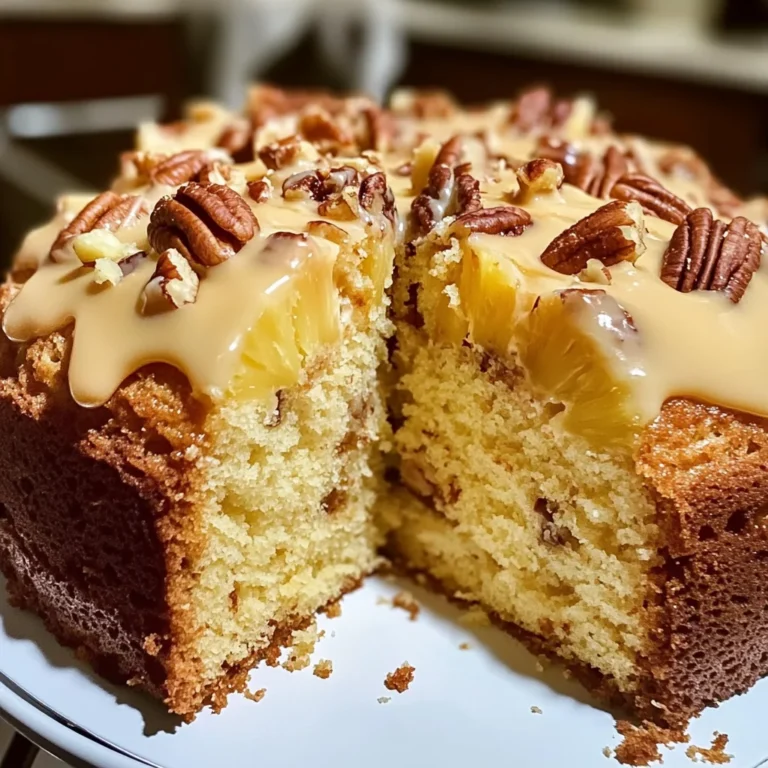 Pineapple Pecan Cream Cheese Pound Cake