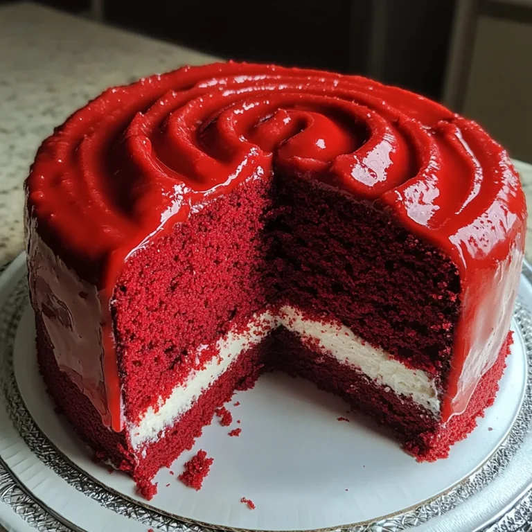 Red Velvet Pound Cake with Cream Cheese Glaze