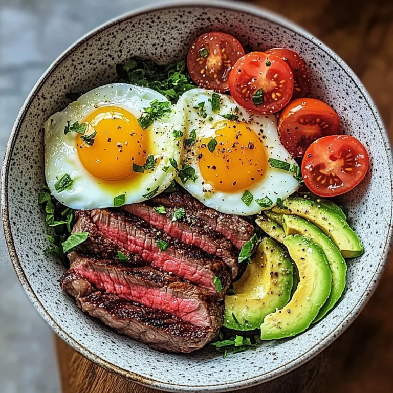 Steak and Eggs Breakfast Bowl