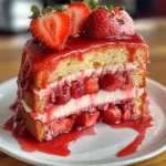Strawberry Cream Cheese Pound Cake Recipe