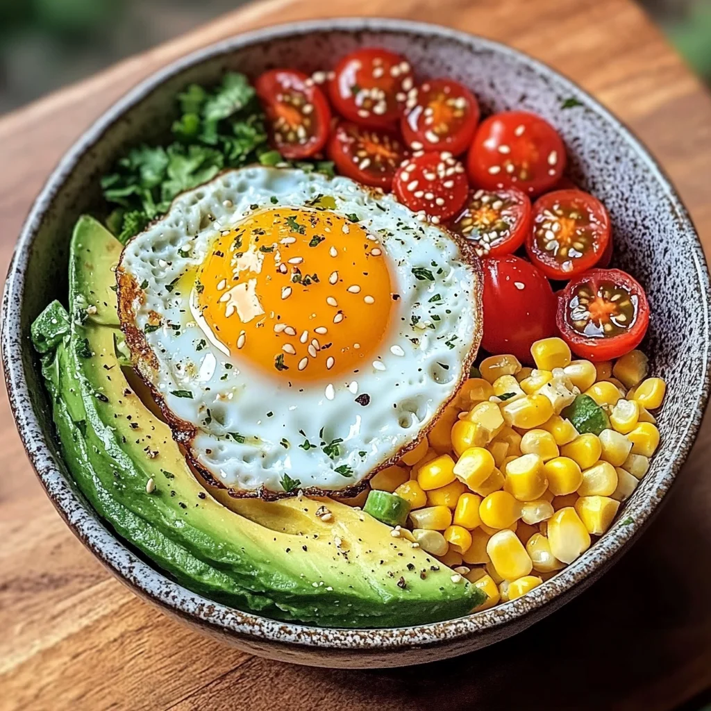 Sunshine Veggie & Egg Bowl