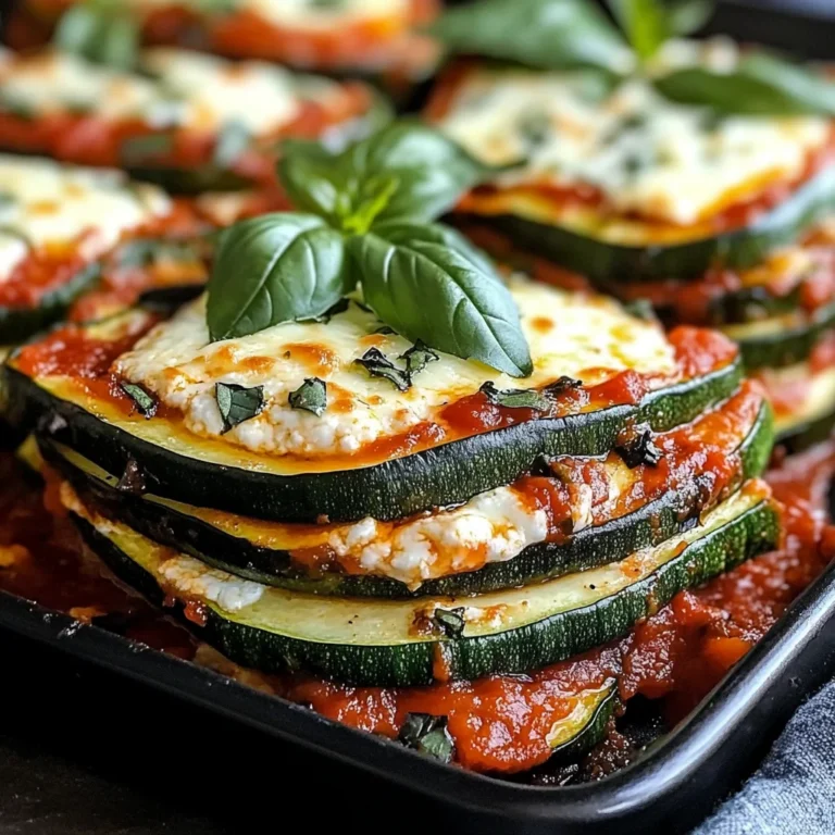 Zucchini Ricotta Melts with Marinara